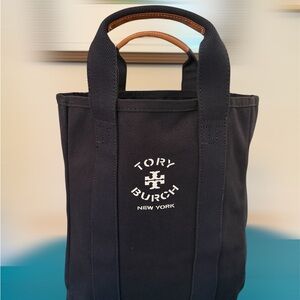 TORY BURCH Navy Canvas Tote Bag NWOT